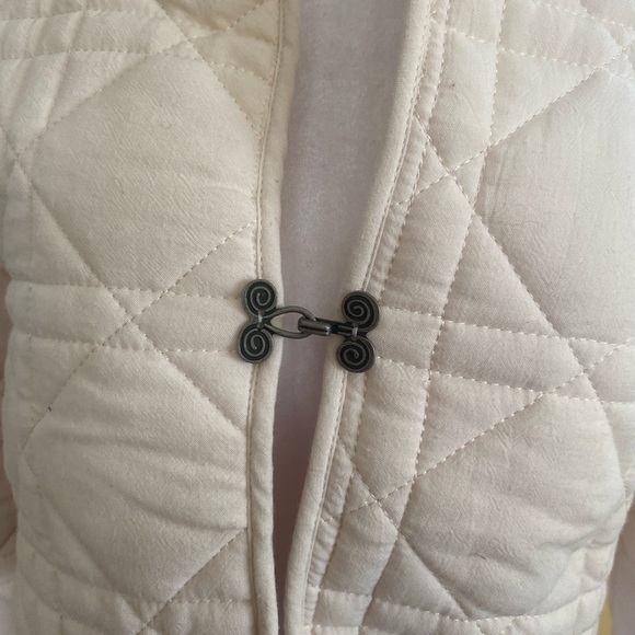 ASTR Ivory Quilted Cropped Blazer Jacket Women's XS - Picture 2 of 11